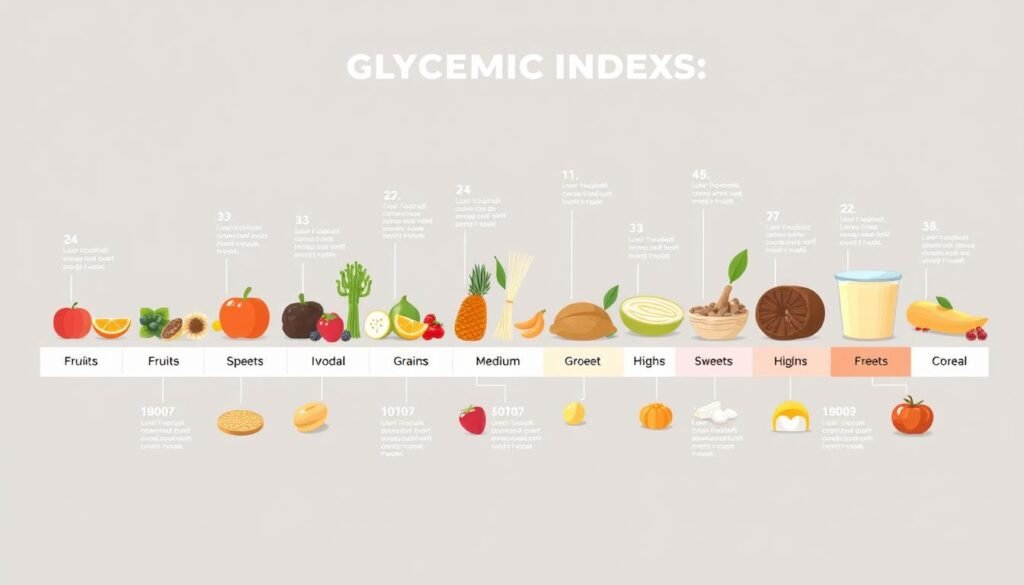 Categories of glycemic index