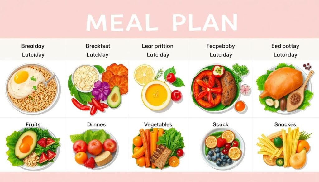 Weekly Meal Plan for Diabetics