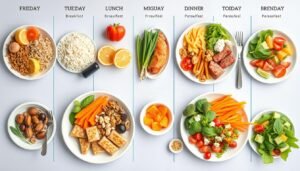 Weekly Meal Plan for Diabetics: Breakfast, Lunch, Dinner, Snacks