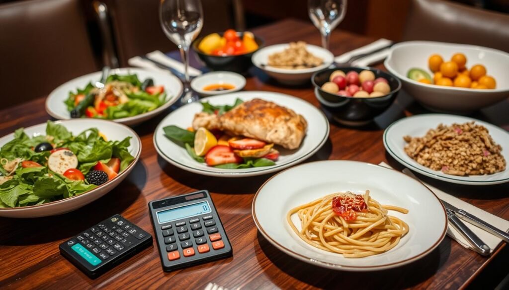 carb counting for restaurant meals